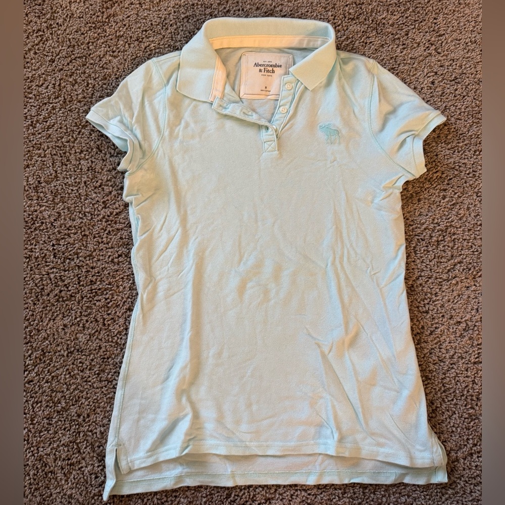 Abercrombie & Fitch Light Blue Polo